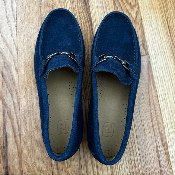 FootJoy Club Casuals Blue Suede Loafer Shoes Men’s Size 9.5 main image 6